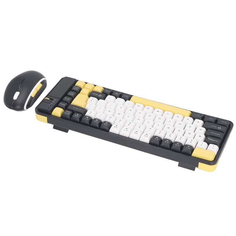Keyboard and Mouse Combo 84 Keys QWERTY Layout USB Receiver