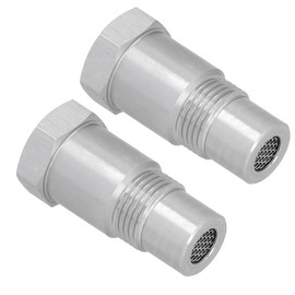 Hyuduo 2Pcs Oxygen Sensor Adapter, Welding Plug Engine Auxiliary With Filter Auto Parts Spark Plug Non-Foulers M18X1.5,Air Tool Accessories