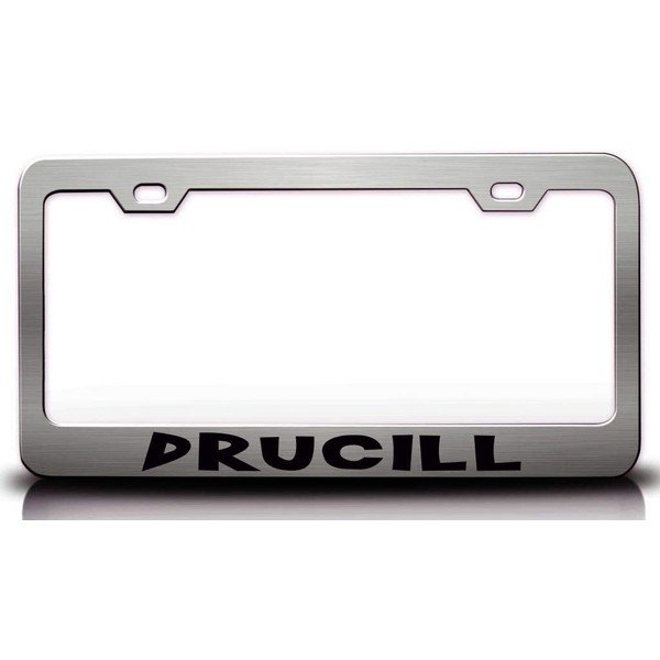 Custom Brother - Drucill Female Name Metal Car SUV Truck