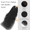 Water Wave Human Hair Bundle 26 Inch 12A Double Silky