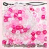 NAISKA 90Pcs Rose Red Pink White Hair Barrettes Acrylic Hair