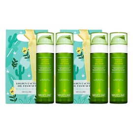 Maxclinic 맥스클리닉 오일 폼 클렌징 골든 선인장 대용량 110g 2개 선물세트 2개 Max Clinic Oil Foam Cleansing Golden Cactus Large Capacity 110g Gift Set of 2