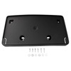 TRQ Front License Plate Bracket Black Compatible with 2021-2023 Chrysler