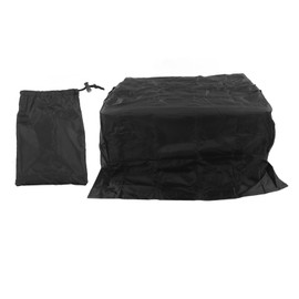 ANKROYU BBQ Grill Cover Waterproof Oxford Cloth Heavy Duty Outdoor Grill Cover with Built in Top Protection Universal Fit for Most Grills 81x66x61cm (Black)