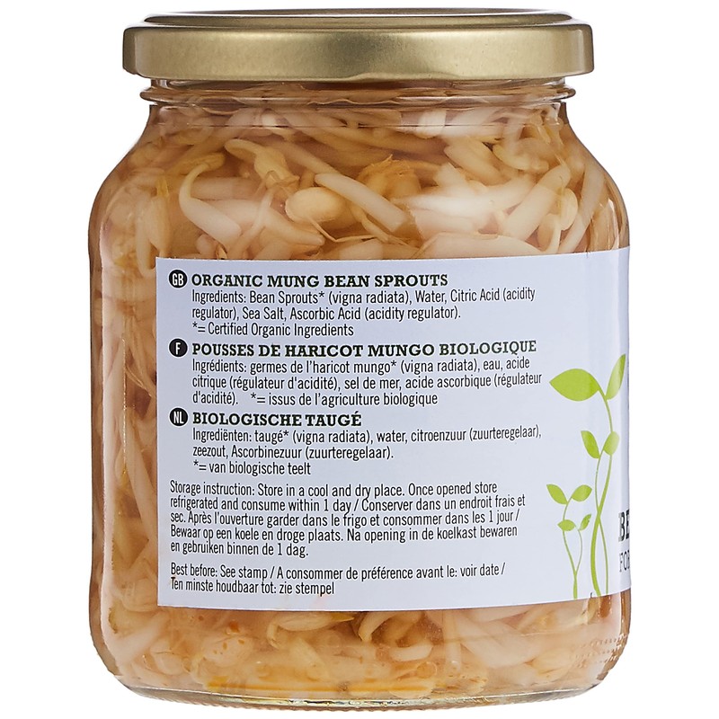 Biona Organic Bean Sprouts - in Glass Jar 330g