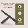 Replacement Sliding Bolt Lock Latch for Keter Store It Out