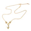 chelseachicNYC Pom Pom Cheerleader Necklace Gold Plated