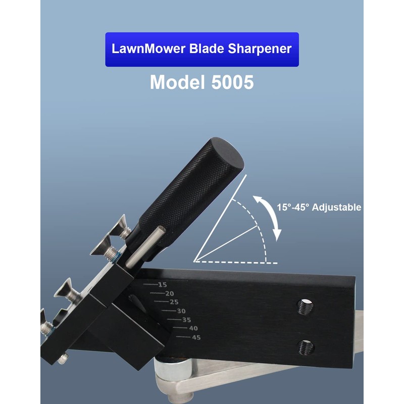 BLKGJTF Sharpener Model 5005 Lawn Mower Blade Sharpener 15°-45° Adjustable