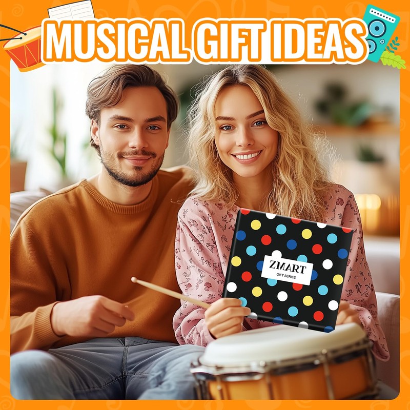 Zmart Drumming Gifts for Drummer - Drumline Percussion Socks for