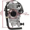 JIK Carburetor for Honda Foreman 500 TRX500FE TRX500FM 16100-HP0-A01 16100-HP0-A02
