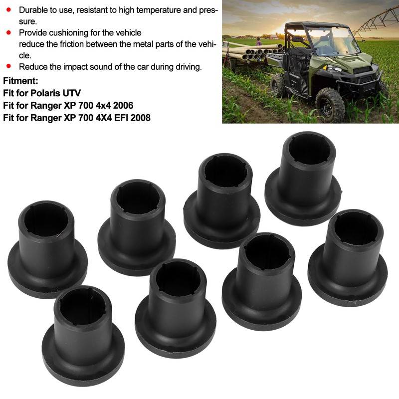 8pcs Front A-Arm Long Bushings Replacement Fit for Polaris Ranger