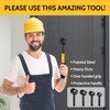 Door Hinge Adjustment Tool 4-in-1 Multi-Size, Durable Stainless Steel Hinge
