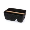 Pieperconcept KATA Mini Accessory Table Storage Basket Felt Look Anthracite