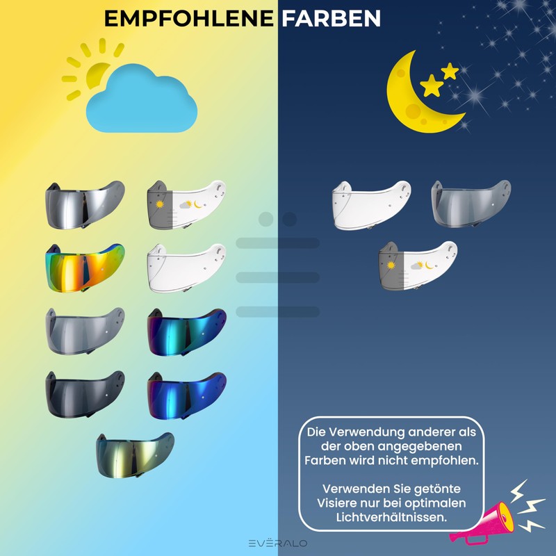 Everalo Compatible with Shoei Neotec 2 Visor - Cns 3