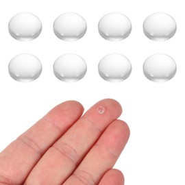 PATIKIL Set of 8 Convex Lenses Outer Diameter 8mm Focal Length 11mm Optical Lens