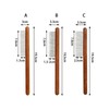 LAKYMIE Pack of 3 Cat Combs Flea Comb Detangling Comb