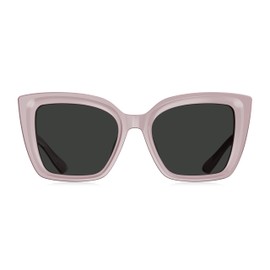 BOLON Women Acetate Oversized Square Cat Eye Stylish Sunglasses BL3211 Amalfi 53mm, Exclusive Eyewear Brand of EssilorLuxottica