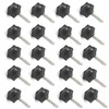 20Pcs M5x25mm Stainless Steel Thread Replacement Star Hand Knob Tightening