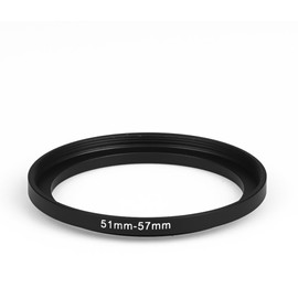 51 mm - 57 mm Filter Adapter Step-Up Adapter Filter Adapter Step Up 51-57