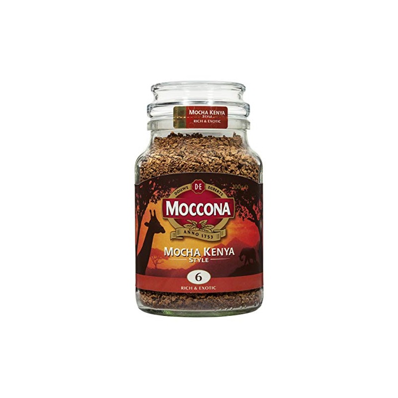 Moccona Mocha Kenya Style Freeze Dried Instant Coffee, 200g