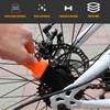 Dickno 2 PCS Motorcycle Chain Brush, Bicycle Chain Cleaning Brush
