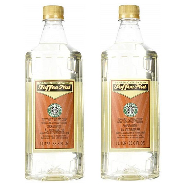Starbucks Flavored Syrup (Toffee Nut, 2 Bottle Pack)