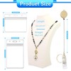 ID Badges and Keys Lanyard, Beaded Lanyards for Women and