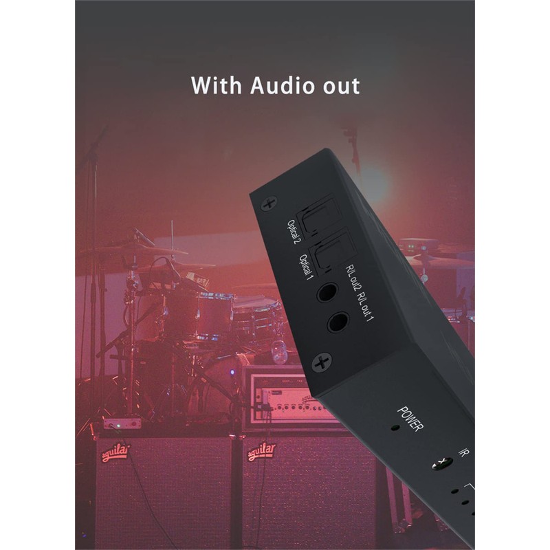 Swallow 4K 60hz 6x2 HDMI Matrix 6 in 2 Out