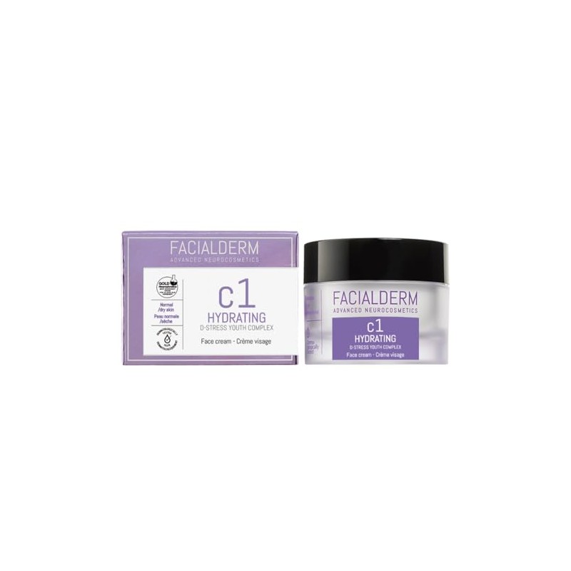 Facialderm Crema C1 Antiedad Y Antiestrés 50ml - Piel Normal