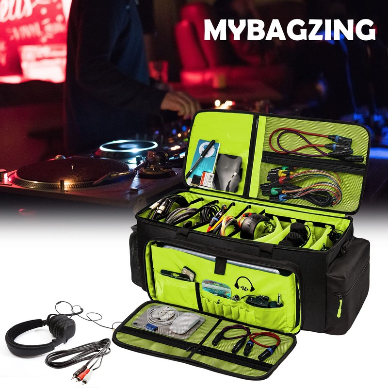 MYBAGZING Dj Cable Bag-24 Large Dj Cable File Bag-Dj Cabel