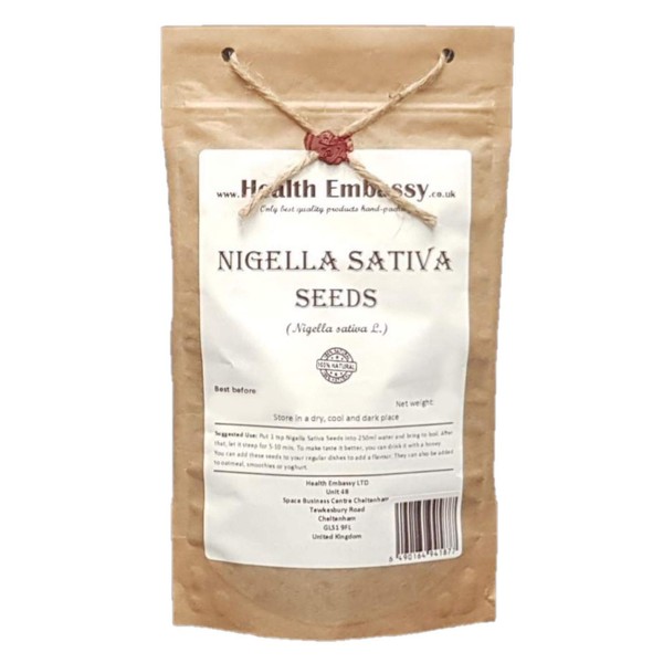 Health Embassy Nigella Sativa seeds - Black seed cumin (100g)