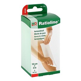 Ratioline Acute Verbandmull 10 Cmx2 m Gerollt