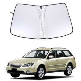 Windshield Sun Shade Compatible with Subaru Outback 2004-2009 Foldable Front Windshield Sunshade Protector, Block UV Rays Keep Your Car Cooler