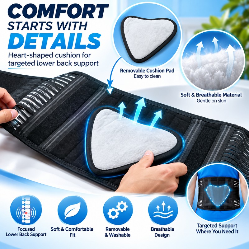 Umbilical Hernia Belt for Abdominal Support – Lumbar Support Belt