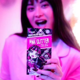 7th Heaven Monster High Draculaura Pink Glitter Peel Off Face Mask