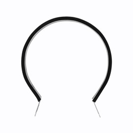 EVGATSAUTO Motorcycle Exhaust Pipe Bracket,Stainless Steel Motorcycle Semicircle Exhaust Muffler Pipe Silencer Hanger Mount Bracket