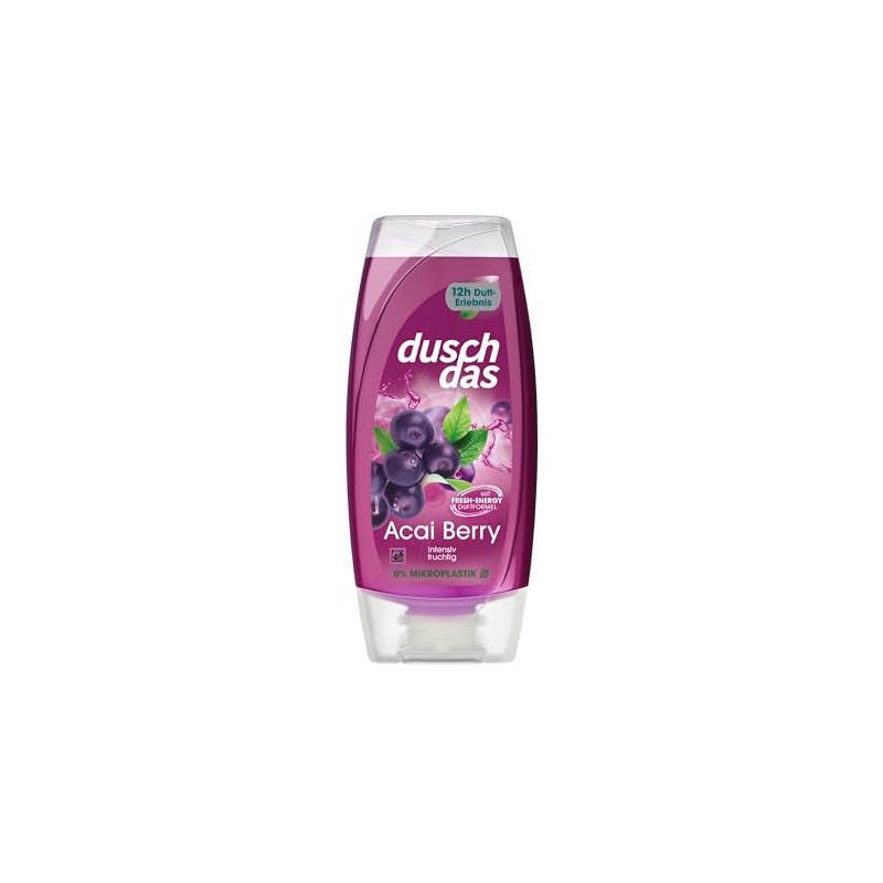 Duschdas Duschgel Acai Berry Duschbad mit Fresh-Energy-Duftformel sorgt für einen