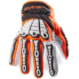 HexArmor Cut-Resistant Impact Protection Breathable Work Gloves | Chrome SLT ® Series 4073 | Small