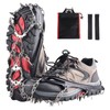 JEELAD Crampons, 24 Prong Chain Spike, Kanjiki, 201 Stainless Steel,