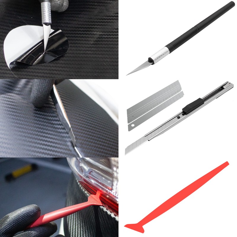 Spanno Vinyl Wrap Tool Kit Window Tint Vinyl Wrap Installation