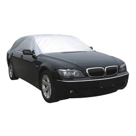 Sakura SS5382 Small Grey Car Top Cover - Frost Protection Water Resistant - Universal Easy Fit - Choose From 4 Sizes, Grey