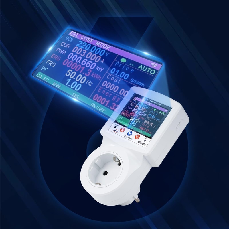 Jadeshay Electricity Meter for Socket, Energy Cost Meter, Power Meter