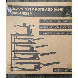 Shinetrust Heavy Duty POTS and PANS ORGANIZER - 5 Tier Rack - Great GIFT