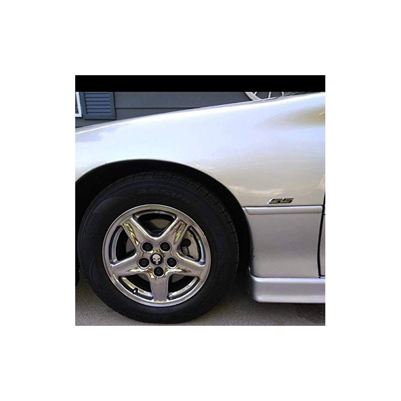 Aimoll 2pcs SS Emblems ABS Sticker 3D Logo for Impala