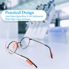 HXMJIED 6 Pcs Eye Protection Glasses, Transparent White Safety Goggles,Protective