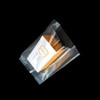 M-Type Transparent Punched PE Handle Bag 22x30cm with 10cm Side Gusset Pack of 100