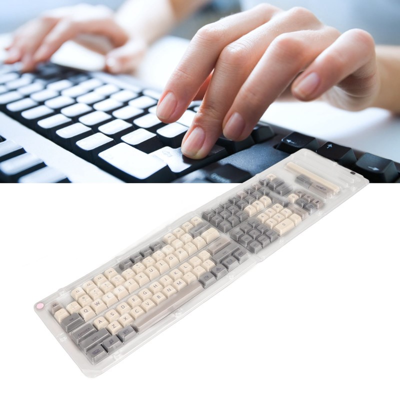 Mechanical Keyboard Keycaps 126 Keys Fadelss PBT Ergonomic Dye Sublimation