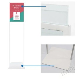 Storage Organizer Stand White for home organization and desk space-saving household accessory, Korean Import, Home Kitchen and Daily, Option 1