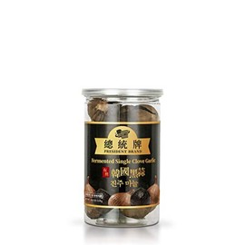 Greenlike President Brand Fermented Single Clove Garlic Dried Cooked Black Garlic 即食有机黑蒜 250g