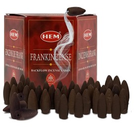 Frankincense Backflow Incense Cones for Inscent Waterfall Aromatic Insent Smoke Fountain Haze Falls